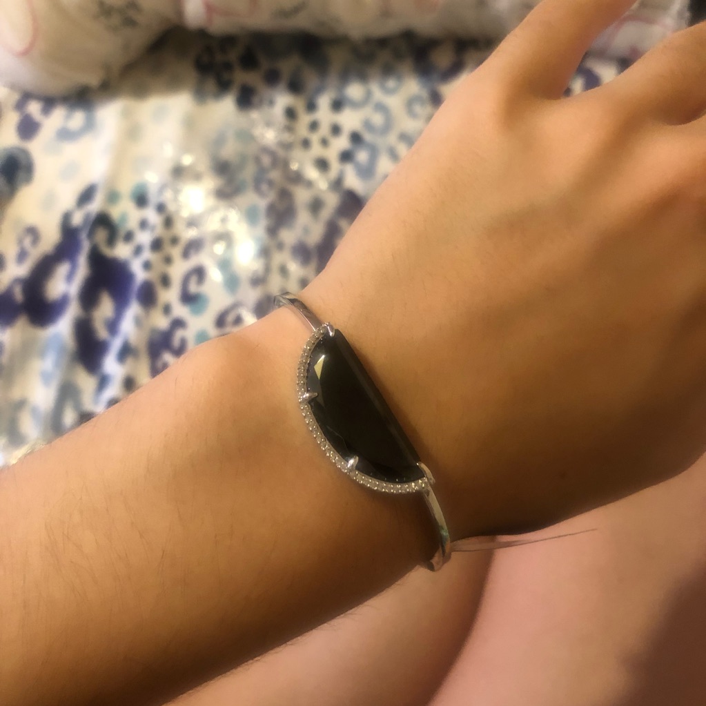 Henri Bendel Black Half Moon Bracelet Nwt 110$